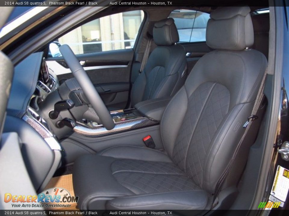 Front Seat of 2014 Audi S8 quattro S Photo #13