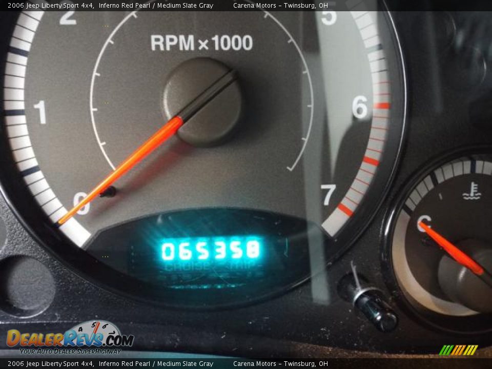 2006 Jeep Liberty Sport 4x4 Inferno Red Pearl / Medium Slate Gray Photo #2