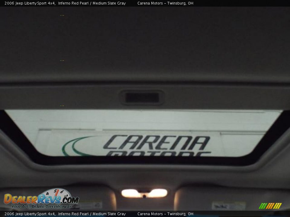 2006 Jeep Liberty Sport 4x4 Inferno Red Pearl / Medium Slate Gray Photo #3