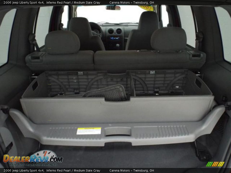 2006 Jeep Liberty Sport 4x4 Inferno Red Pearl / Medium Slate Gray Photo #12