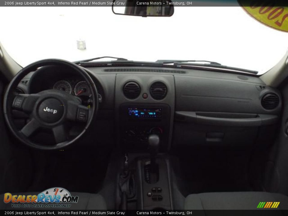 2006 Jeep Liberty Sport 4x4 Inferno Red Pearl / Medium Slate Gray Photo #13