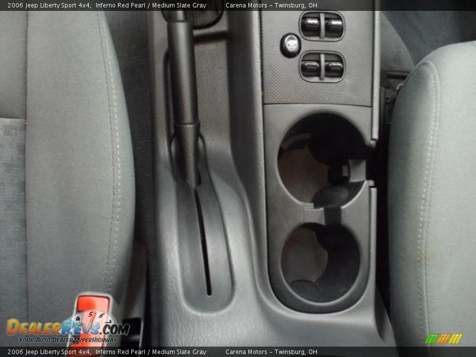 2006 Jeep Liberty Sport 4x4 Inferno Red Pearl / Medium Slate Gray Photo #15