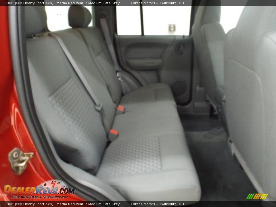 2006 Jeep Liberty Sport 4x4 Inferno Red Pearl / Medium Slate Gray Photo #20