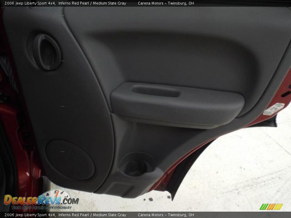 2006 Jeep Liberty Sport 4x4 Inferno Red Pearl / Medium Slate Gray Photo #21
