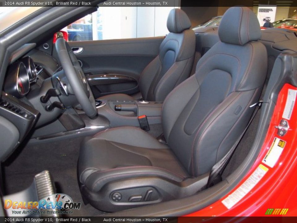 Front Seat of 2014 Audi R8 Spyder V10 Photo #9