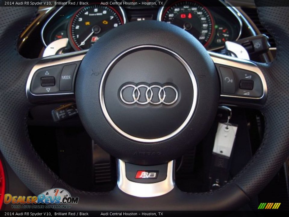 2014 Audi R8 Spyder V10 Steering Wheel Photo #14