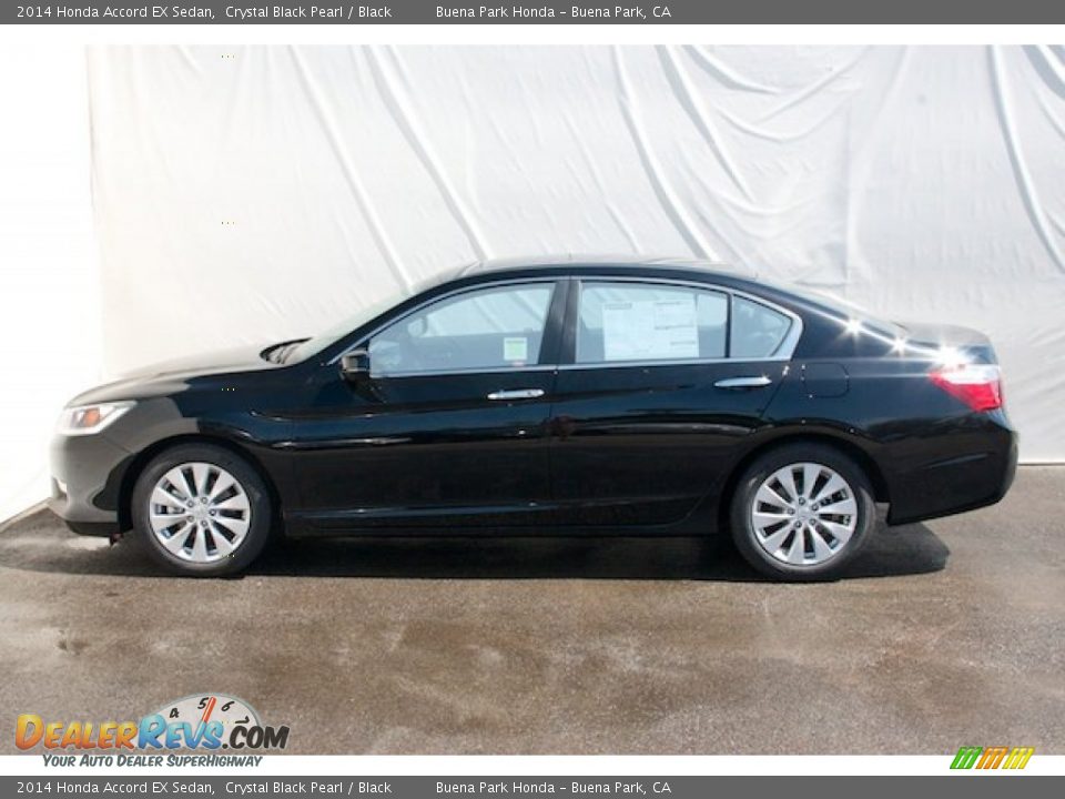 2014 Honda Accord EX Sedan Crystal Black Pearl / Black Photo #4