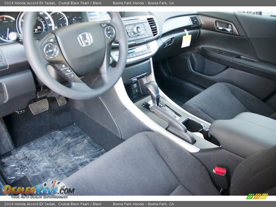 2014 Honda Accord EX Sedan Crystal Black Pearl / Black Photo #10