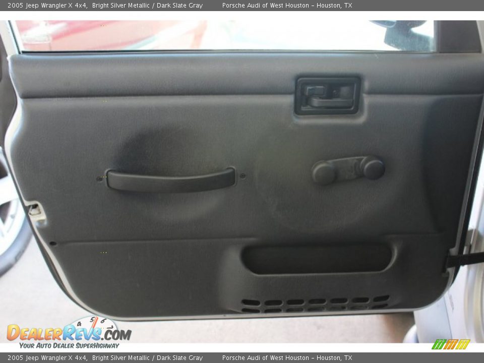 2005 Jeep Wrangler X 4x4 Bright Silver Metallic / Dark Slate Gray Photo #8
