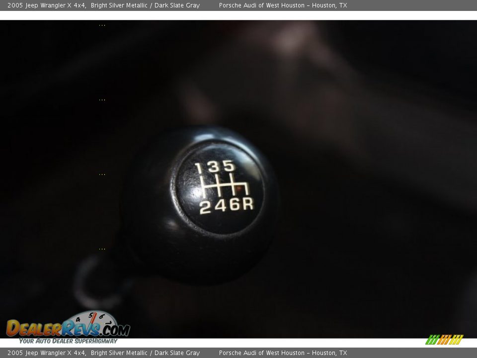 2005 Jeep Wrangler X 4x4 Bright Silver Metallic / Dark Slate Gray Photo #12