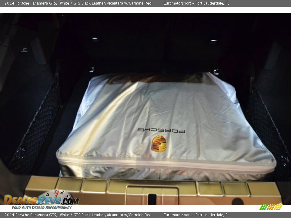 2014 Porsche Panamera GTS White / GTS Black Leather/Alcantara w/Carmine Red Photo #44
