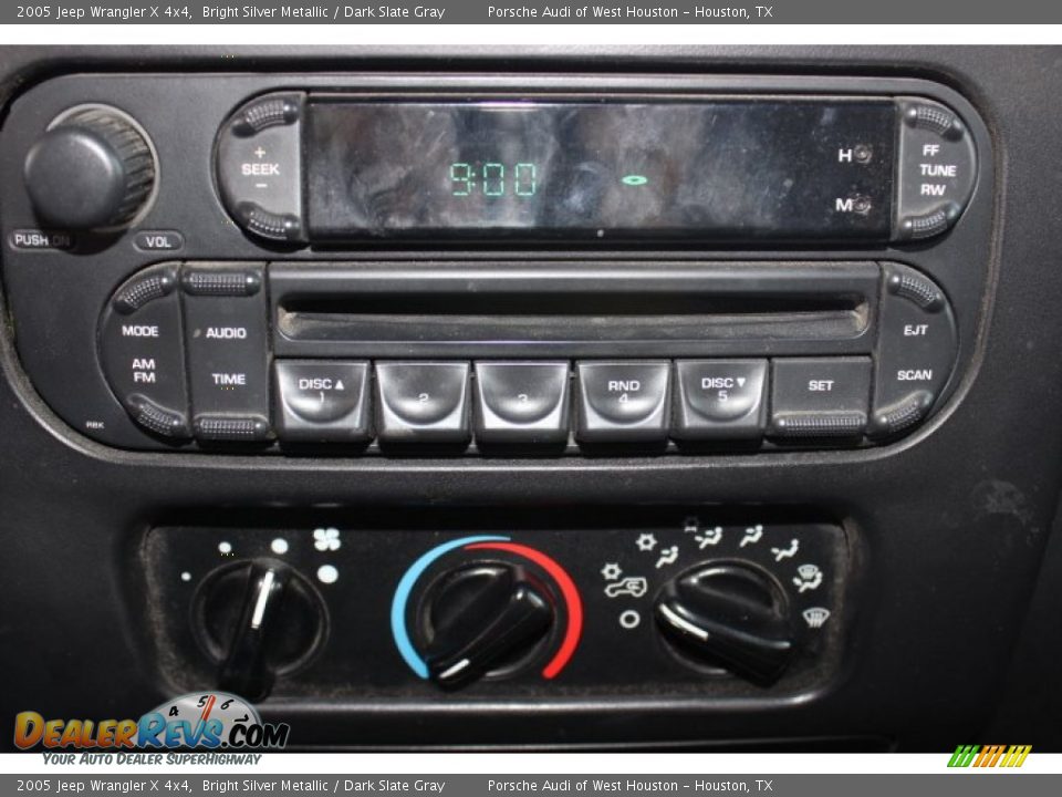 2005 Jeep Wrangler X 4x4 Bright Silver Metallic / Dark Slate Gray Photo #14