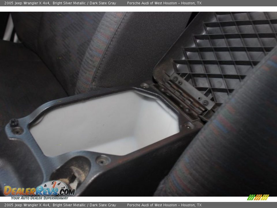 2005 Jeep Wrangler X 4x4 Bright Silver Metallic / Dark Slate Gray Photo #15