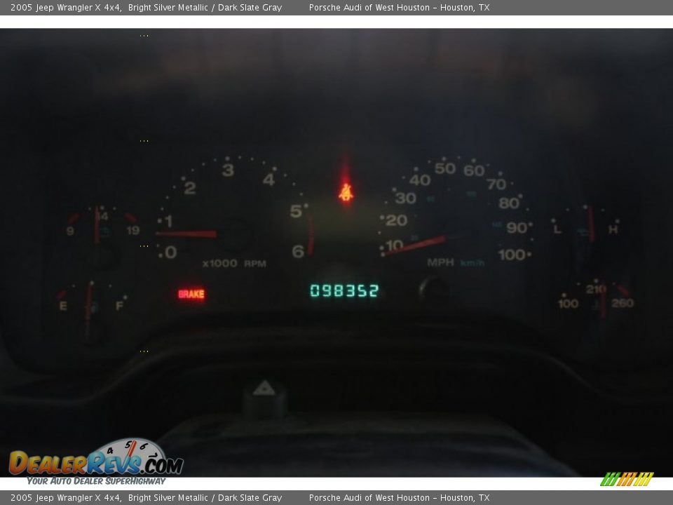 2005 Jeep Wrangler X 4x4 Bright Silver Metallic / Dark Slate Gray Photo #23