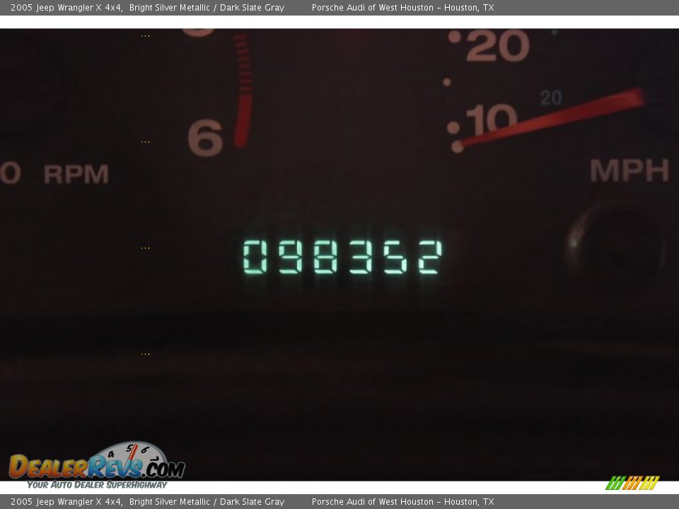 2005 Jeep Wrangler X 4x4 Bright Silver Metallic / Dark Slate Gray Photo #24