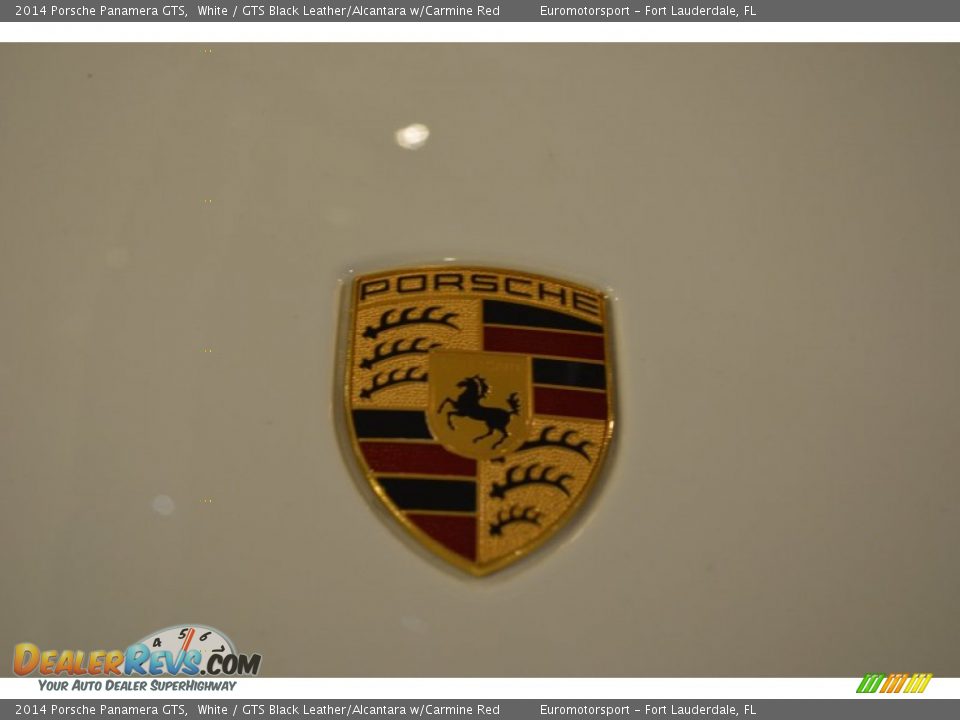 2014 Porsche Panamera GTS White / GTS Black Leather/Alcantara w/Carmine Red Photo #64