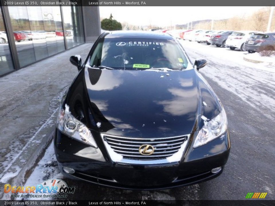 2009 Lexus ES 350 Obsidian Black / Black Photo #3