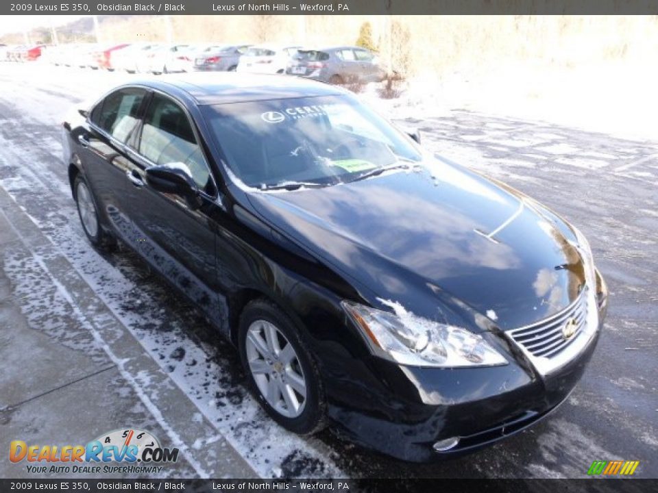 2009 Lexus ES 350 Obsidian Black / Black Photo #4