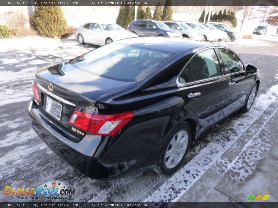 2009 Lexus ES 350 Obsidian Black / Black Photo #5