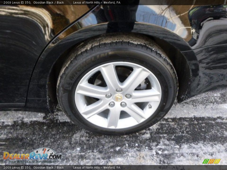 2009 Lexus ES 350 Obsidian Black / Black Photo #8