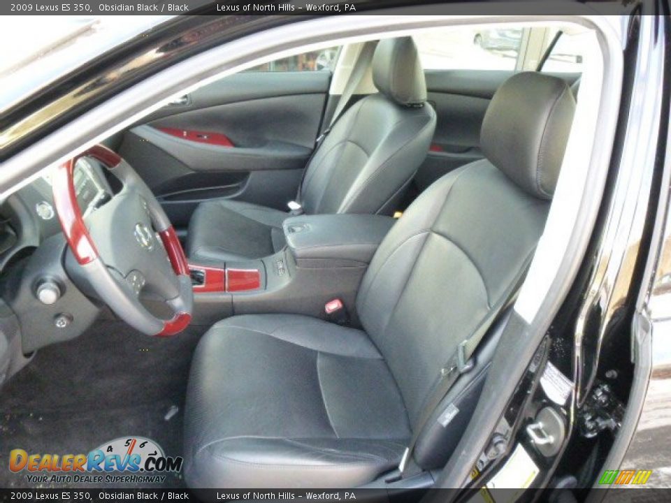 2009 Lexus ES 350 Obsidian Black / Black Photo #9