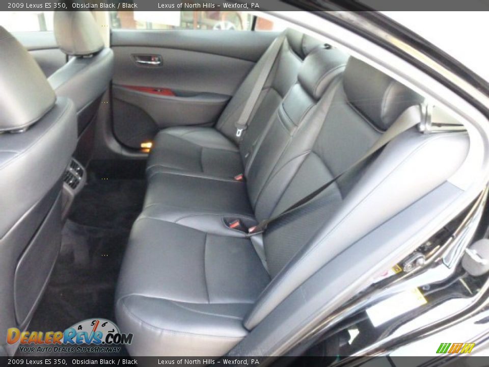2009 Lexus ES 350 Obsidian Black / Black Photo #10
