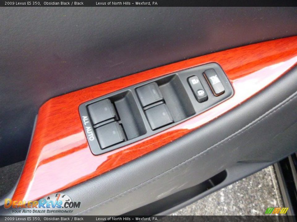 2009 Lexus ES 350 Obsidian Black / Black Photo #12