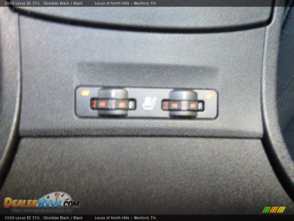 2009 Lexus ES 350 Obsidian Black / Black Photo #17