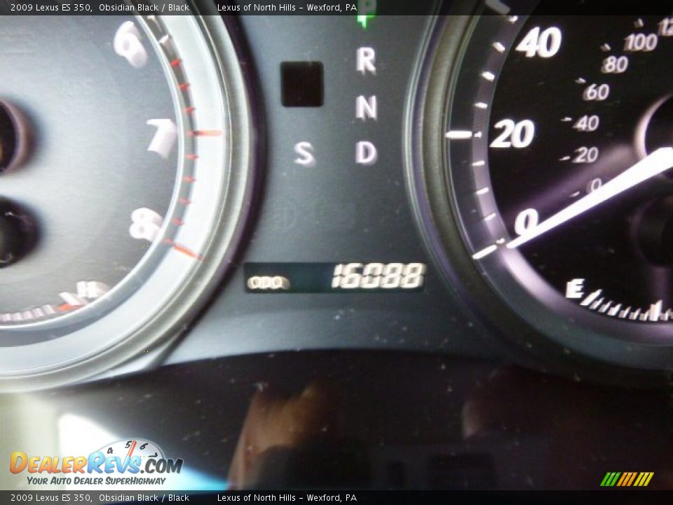 2009 Lexus ES 350 Obsidian Black / Black Photo #19