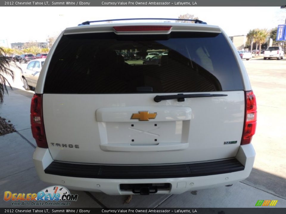 2012 Chevrolet Tahoe LT Summit White / Ebony Photo #3