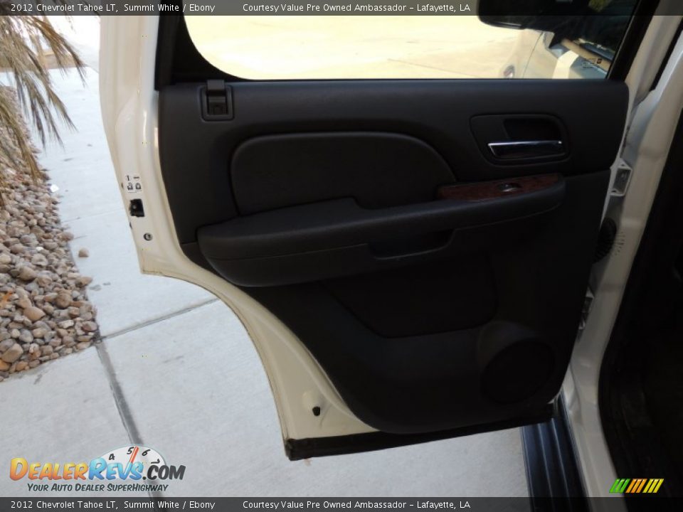 2012 Chevrolet Tahoe LT Summit White / Ebony Photo #16