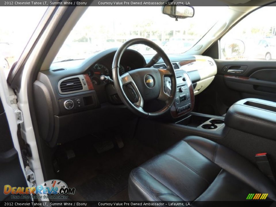 2012 Chevrolet Tahoe LT Summit White / Ebony Photo #17