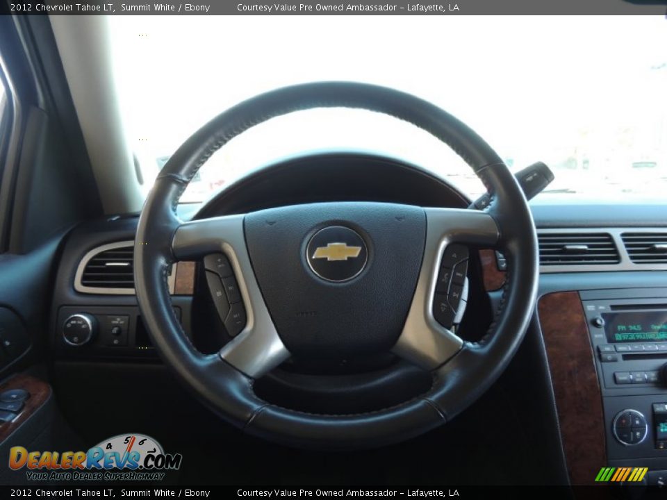 2012 Chevrolet Tahoe LT Summit White / Ebony Photo #19