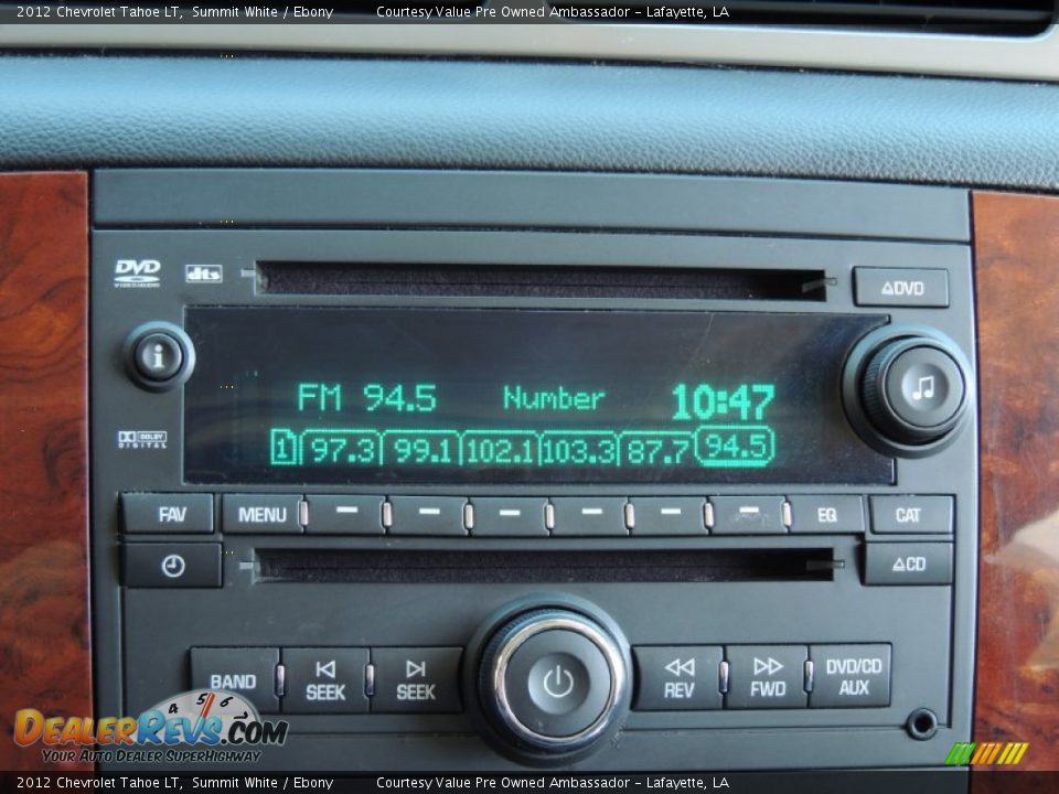 2012 Chevrolet Tahoe LT Summit White / Ebony Photo #23