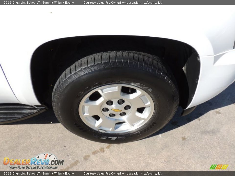 2012 Chevrolet Tahoe LT Summit White / Ebony Photo #28