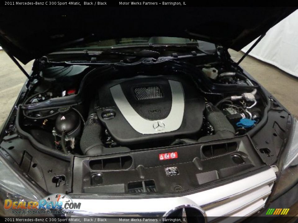 2011 Mercedes-Benz C 300 Sport 4Matic Black / Black Photo #8