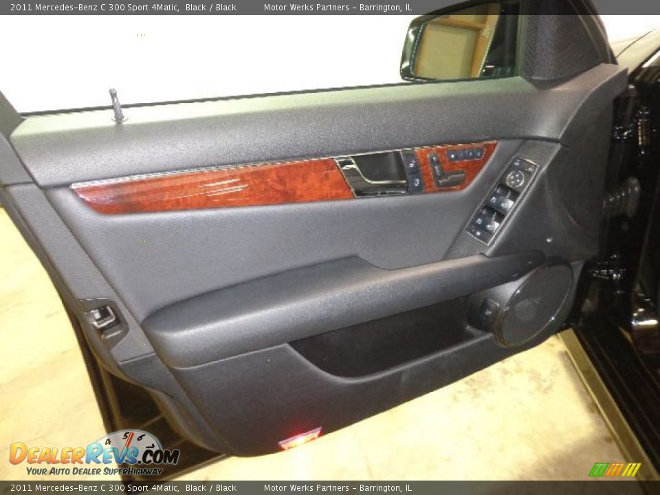 2011 Mercedes-Benz C 300 Sport 4Matic Black / Black Photo #11