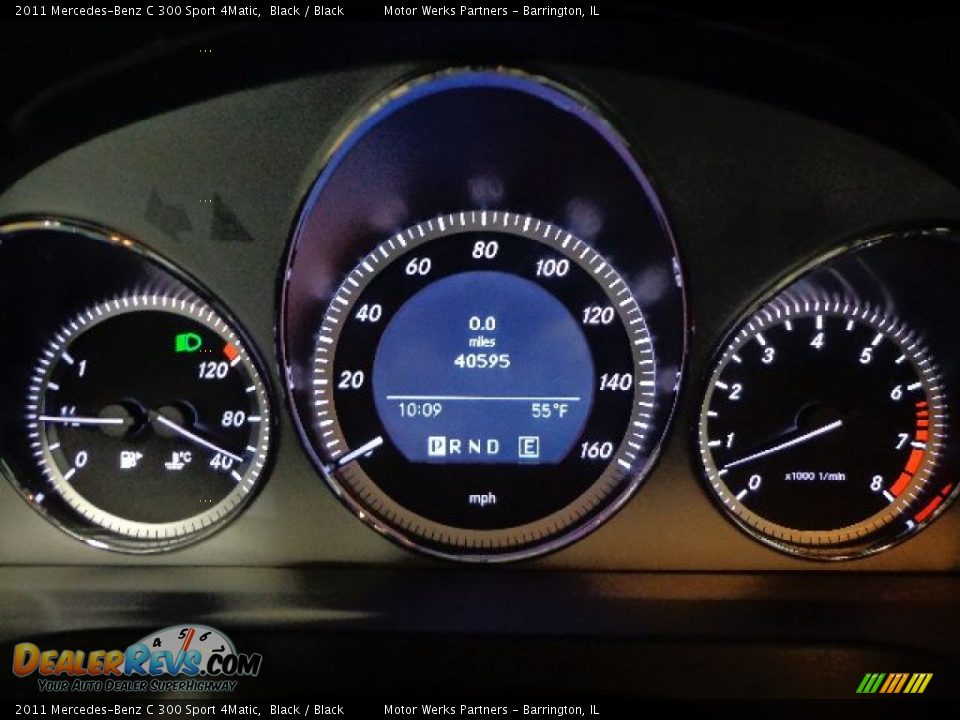 2011 Mercedes-Benz C 300 Sport 4Matic Black / Black Photo #14