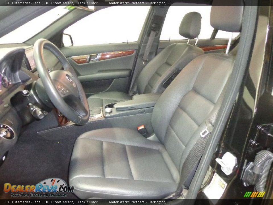 2011 Mercedes-Benz C 300 Sport 4Matic Black / Black Photo #15