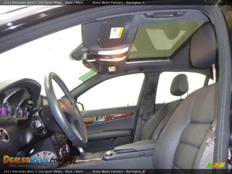 2011 Mercedes-Benz C 300 Sport 4Matic Black / Black Photo #16