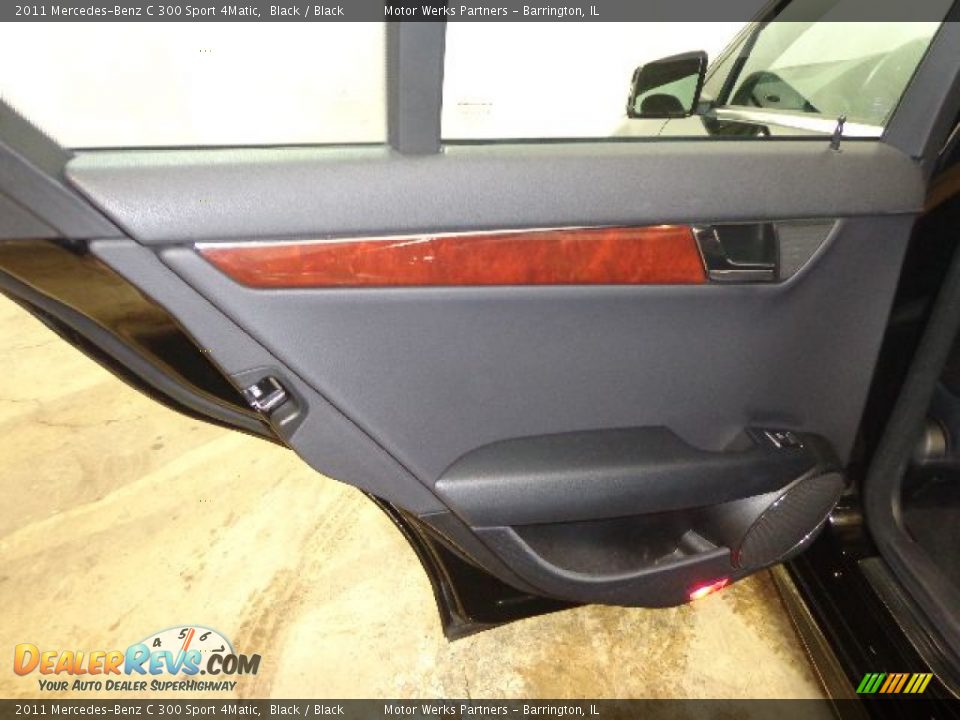 2011 Mercedes-Benz C 300 Sport 4Matic Black / Black Photo #17