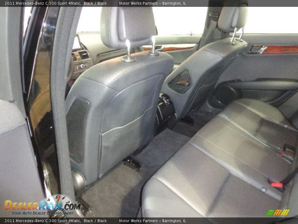 2011 Mercedes-Benz C 300 Sport 4Matic Black / Black Photo #18