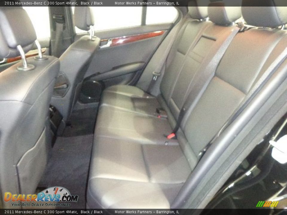 2011 Mercedes-Benz C 300 Sport 4Matic Black / Black Photo #19