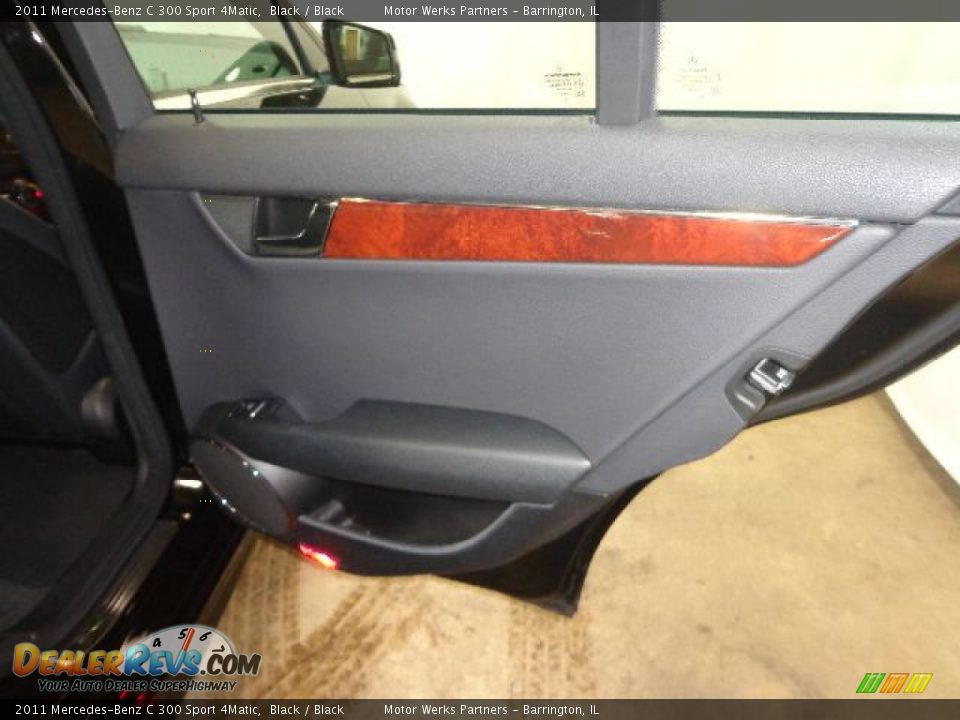 2011 Mercedes-Benz C 300 Sport 4Matic Black / Black Photo #21