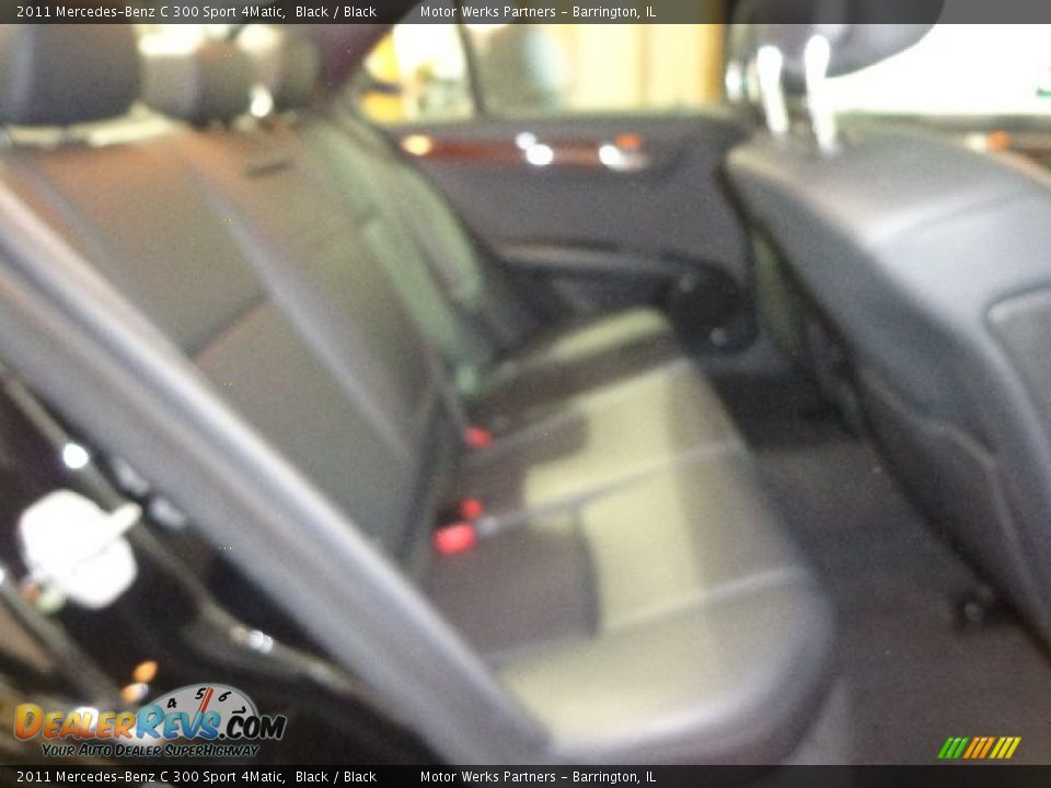 2011 Mercedes-Benz C 300 Sport 4Matic Black / Black Photo #22