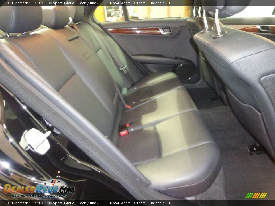 2011 Mercedes-Benz C 300 Sport 4Matic Black / Black Photo #23