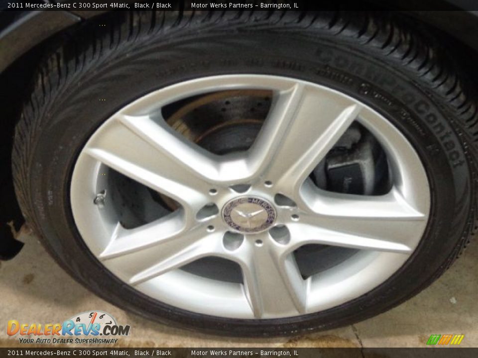 2011 Mercedes-Benz C 300 Sport 4Matic Black / Black Photo #24