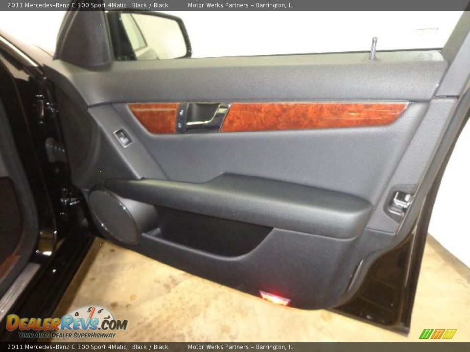 2011 Mercedes-Benz C 300 Sport 4Matic Black / Black Photo #25