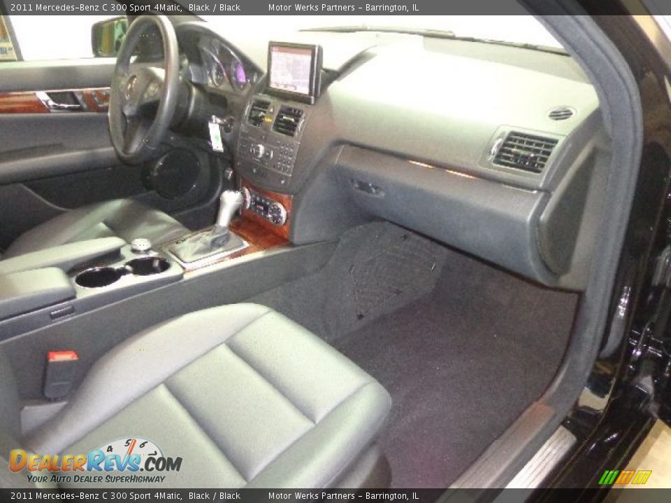 2011 Mercedes-Benz C 300 Sport 4Matic Black / Black Photo #26