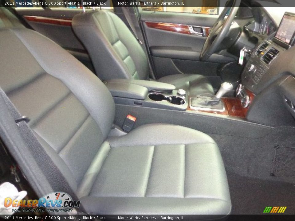 2011 Mercedes-Benz C 300 Sport 4Matic Black / Black Photo #27